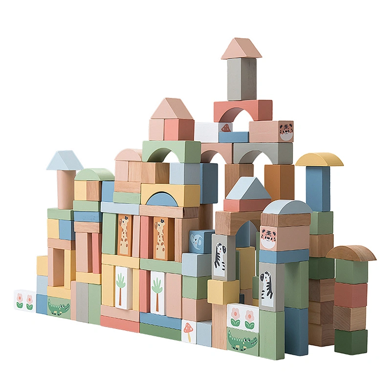 wooden building block set